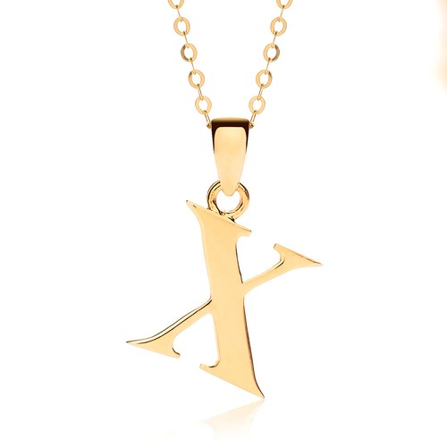 9ct gold initial - 9ct,