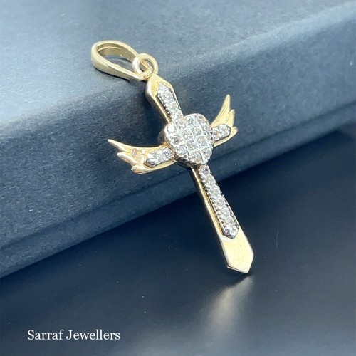 9ct solid angel wings gold - wings,