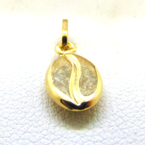 9ct gold coffee bean - coffee,