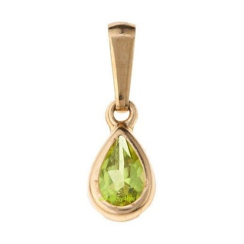 9ct real gold small teardrop - 9ct,