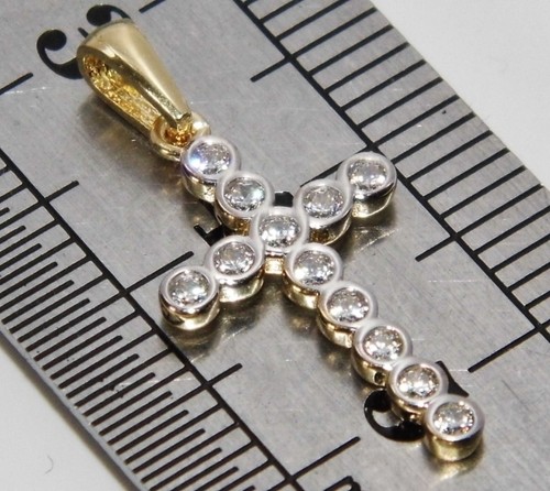 9ct gold 15ct simulated - 9ct, 0.15ct