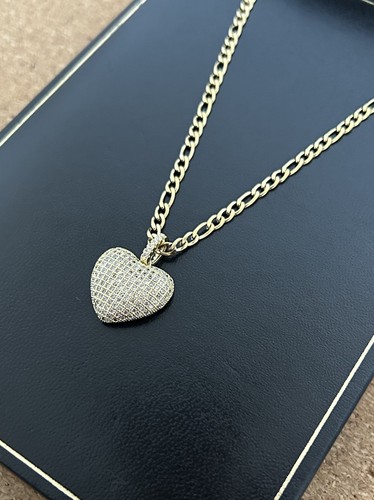9ct gold heart pendant - heart,