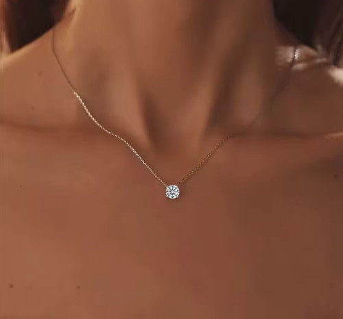 1ct necklace pendant white - 1ct,