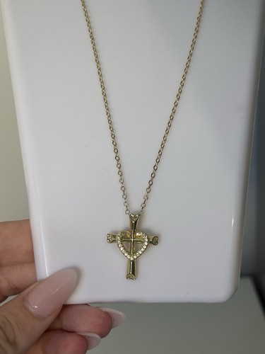 Gold plated 18ct cable chain - gold,