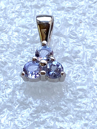 Gold small tanzanite - ,