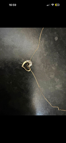 9ct yellow gold - real, diamond