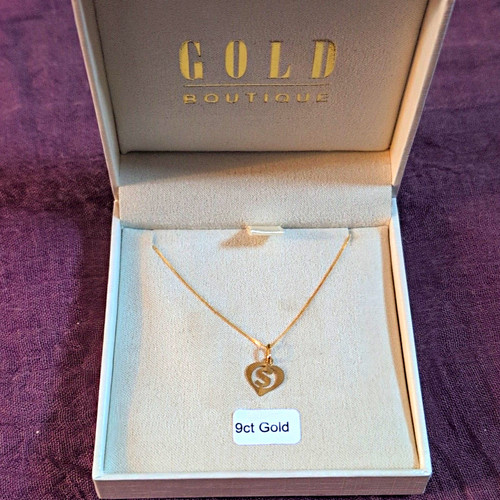 9ct yellow gold heart - yellow,