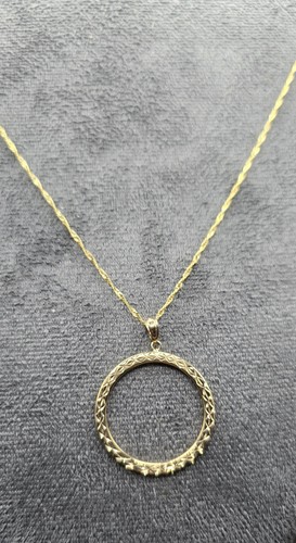 9ct yellow gold rope twist