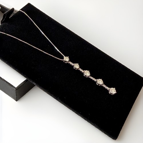 Elegant pendant chain - chain, (18ct