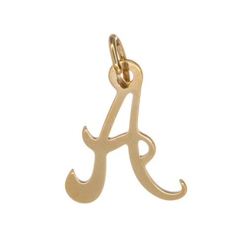 9ct gold alphabet initial - 9ct,