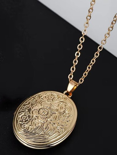 New 9ct gold filled oval - gold,