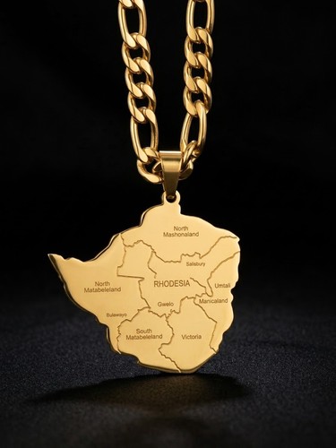Rhodesia map pendant - rhodesia,