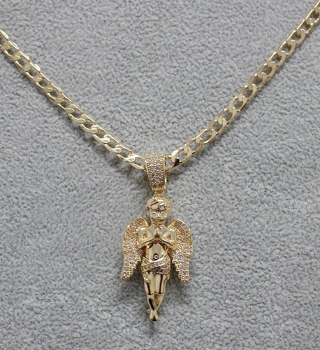 9ct gold chain - xp, angel