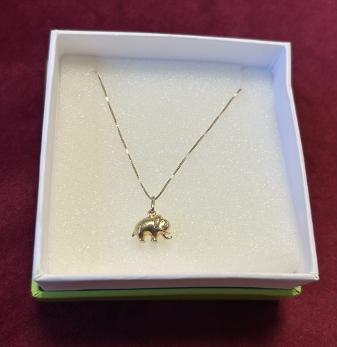 9ct gold 45cm elephant - 9ct,