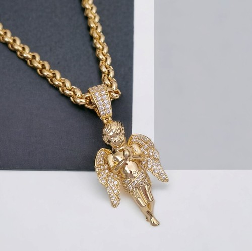 Gold praying angel - praying,