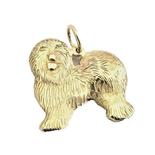 Old english sheepdog pendants - old,