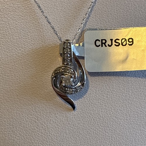 Diamond necklace 10k - diamond,