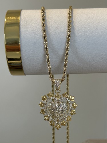 Large vintage heart - 9k,