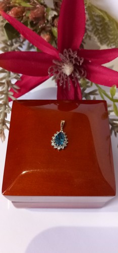 9ct yellow white gold blue - 9ct,