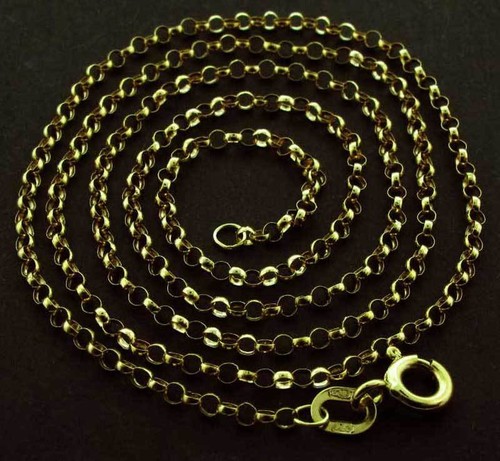 9ct gold belcher - 16", 18"