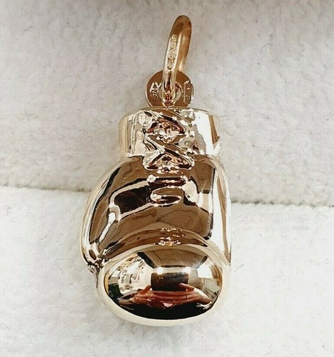 Boxing glove pendant 9ct gold - glove,