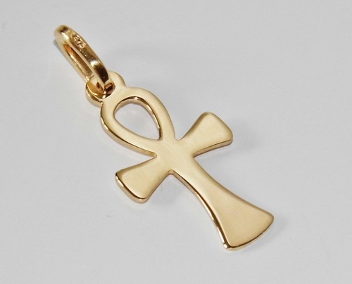 9ct yellow gold ankh cross - ankh,
