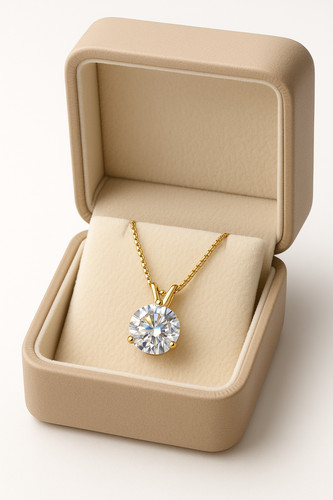 3ct pendant necklace - 3ct, yellow
