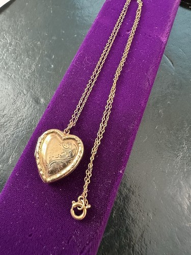 Vintage 9ct gold - vintage, locket