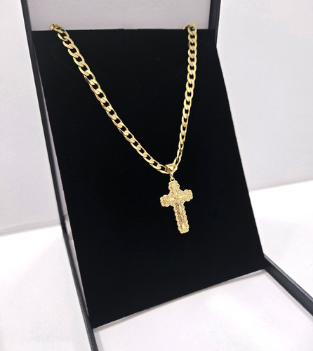 9ct gold crucifix - xp, cross