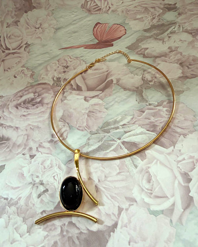 Penflo gold tone snake - penflo,