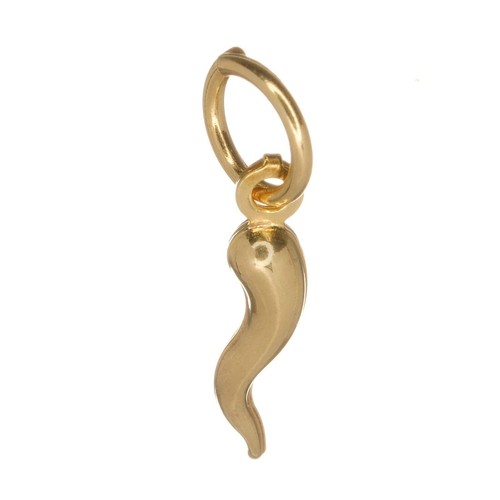 9ct yellow gold - gold, horn