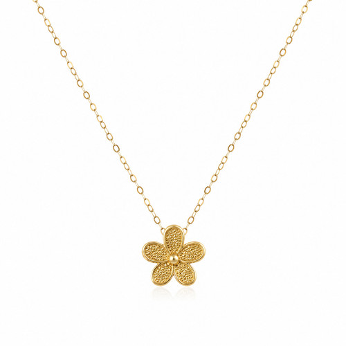 18ct solid gold necklace - gold, +