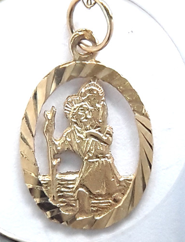 Saint christopher 9ct gold - christopher,