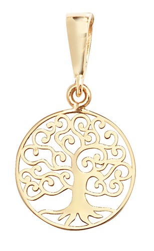 9ct gold tree - gold,