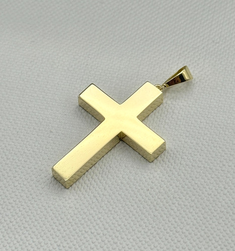 Solid 9ct yellow gold - gold, plain