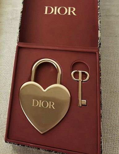 Dior gold heart lock - dior,