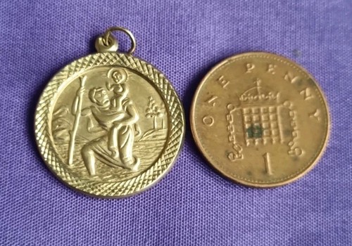 9ct gold double sided - gold,