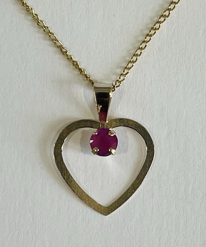 9ct gold real - real, heart