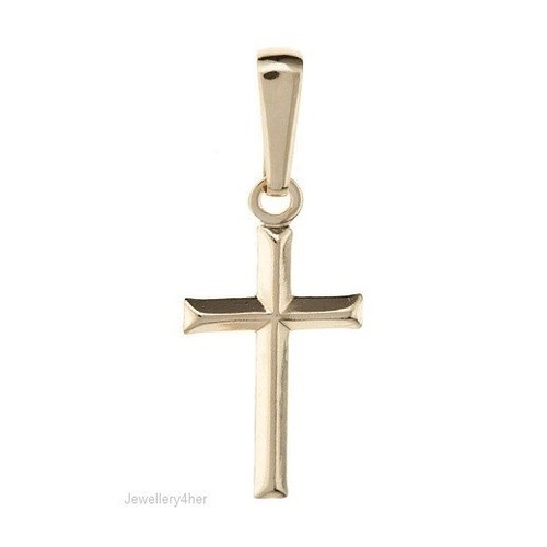9ct gold cross - cross, charm
