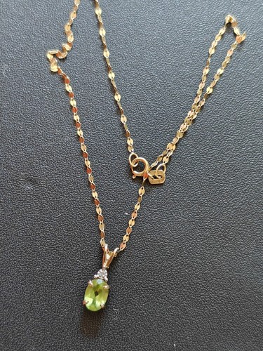 Solid yellow gold disk - 9k,