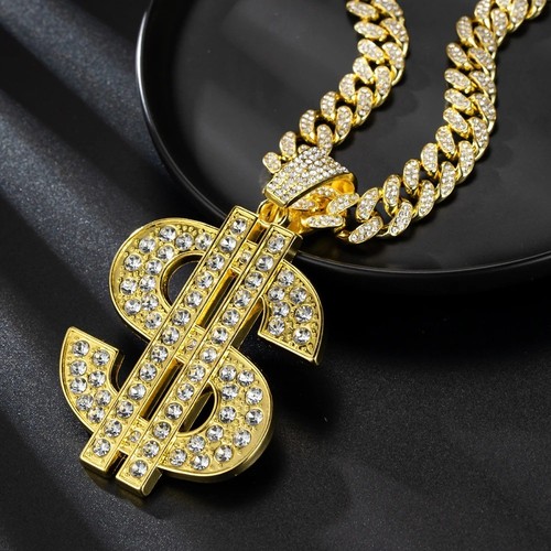 Dollar sign pendant necklace - dollar,