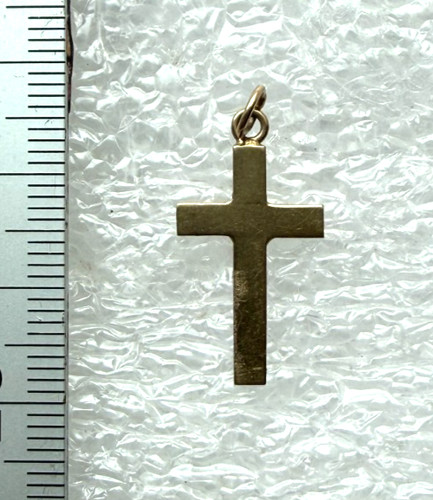 Gold cross plain - ,