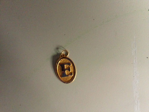 Karat 585 gold letter - 14, e